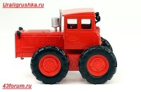  Коллекционная масштабная модель 1:43 Алтайский колёсный трактор ТК-4  с журналом